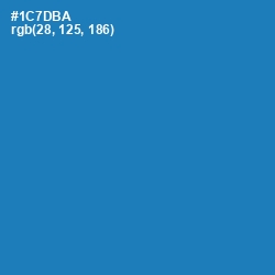 #1C7DBA - Denim Color Image