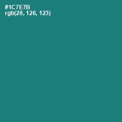 #1C7E7B - Elm Color Image