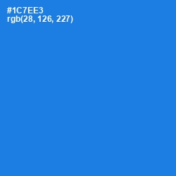 #1C7EE3 - Azure Radiance Color Image