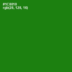 #1C8010 - Forest Green Color Image