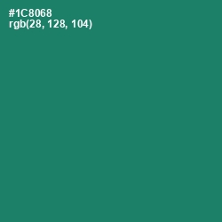 #1C8068 - Elf Green Color Image