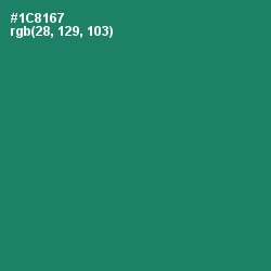 #1C8167 - Elf Green Color Image