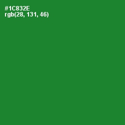 #1C832E - Forest Green Color Image
