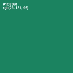 #1C8360 - Elf Green Color Image