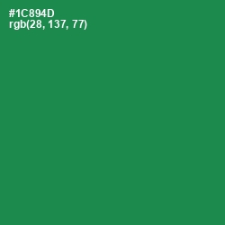 #1C894D - Eucalyptus Color Image