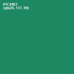 #1C8963 - Elf Green Color Image