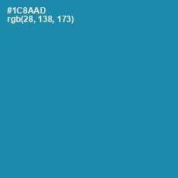 #1C8AAD - Eastern Blue Color Image