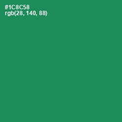 #1C8C58 - Eucalyptus Color Image