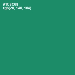 #1C8C68 - Elf Green Color Image