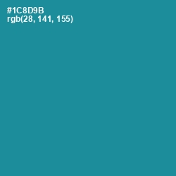 #1C8D9B - Blue Chill Color Image