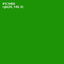 #1C9406 - Forest Green Color Image