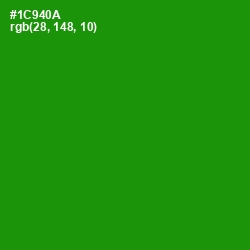 #1C940A - Forest Green Color Image
