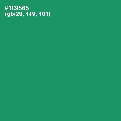 #1C9565 - Elf Green Color Image