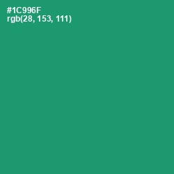 #1C996F - Elf Green Color Image