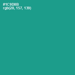 #1C9D8B - Gossamer Color Image