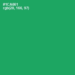 #1CA661 - Green Haze Color Image