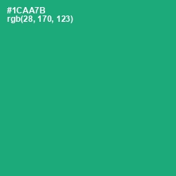 #1CAA7B - Jade Color Image