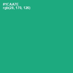 #1CAA7E - Jade Color Image