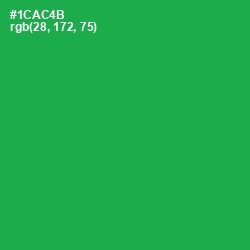 #1CAC4B - Eucalyptus Color Image