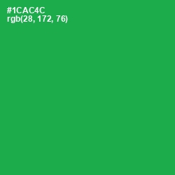 #1CAC4C - Eucalyptus Color Image