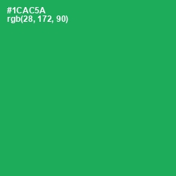 #1CAC5A - Green Haze Color Image