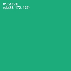 #1CAC7B - Jade Color Image