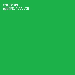 #1CB149 - Green Haze Color Image