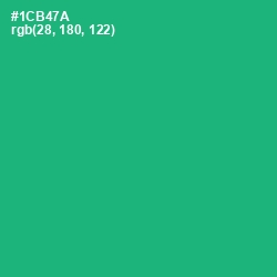 #1CB47A - Jade Color Image