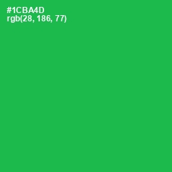 #1CBA4D - Green Haze Color Image