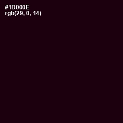 #1D000E - Asphalt Color Image