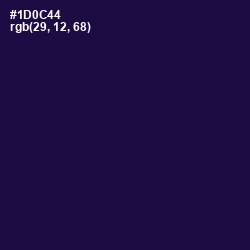 #1D0C44 - Tolopea Color Image