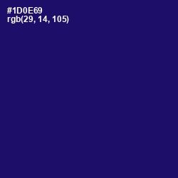 #1D0E69 - Arapawa Color Image
