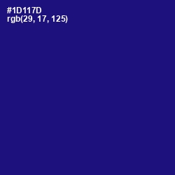 #1D117D - Deep Koamaru Color Image