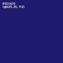 #1D1A70 - Deep Koamaru Color Image