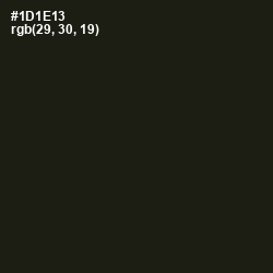 #1D1E13 - Rangoon Green Color Image