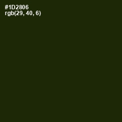 #1D2806 - Deep Forest Green Color Image