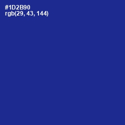 #1D2B90 - Torea Bay Color Image