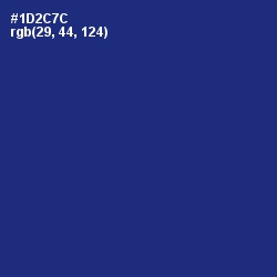 #1D2C7C - Catalina Blue Color Image