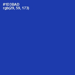#1D3BAD - Persian Blue Color Image