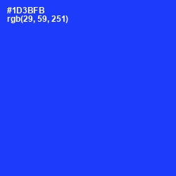 #1D3BFB - Blue Color Image