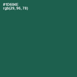 #1D604E - Green Pea Color Image