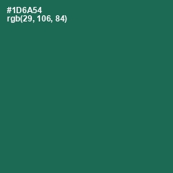 #1D6A54 - Green Pea Color Image