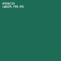 #1D6C55 - Green Pea Color Image