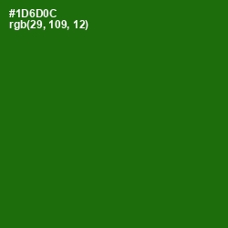 #1D6D0C - Japanese Laurel Color Image