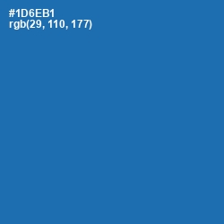 #1D6EB1 - Denim Color Image