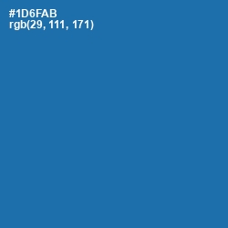#1D6FAB - Denim Color Image