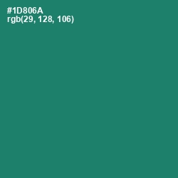 #1D806A - Elf Green Color Image