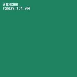 #1D8360 - Elf Green Color Image