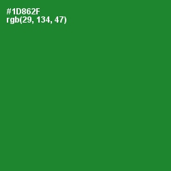 #1D862F - Forest Green Color Image