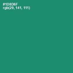 #1D8D6F - Elf Green Color Image